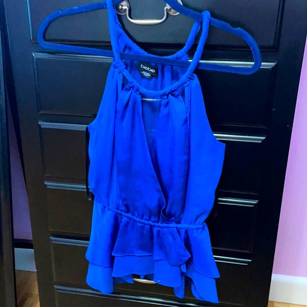 Bebe Royal Blue Top XXS